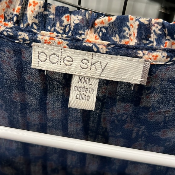 Stitch Fix Pale Sky top - Picture 2 of 2